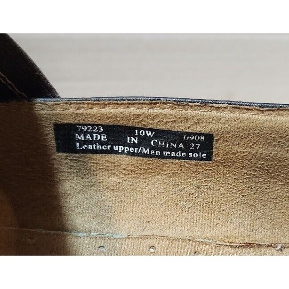 Clarks Active Air Geraldine Mary Jane Brown Leather Flats 10M‎ - Picture 12 of 13